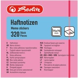 Herlitz Haftnotizblock 75 x 75 mm, Neonfarben