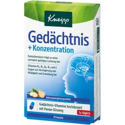 Kneipp Gedächtnis+Konzentration Kapseln