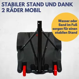 Best Sporting Basketballständer Rot/Weiß/Blau 165 -205 cm