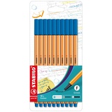 Stabilo point 88 10er Pack - blau