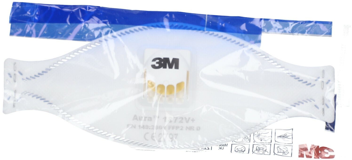 3MTM AuraTM Masque respiratoire médical FFP2, avec soupape, série 1872 1 pc(s) accessoire(s)