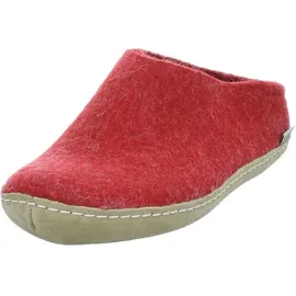 Glerups Pantoffeln Rot 42