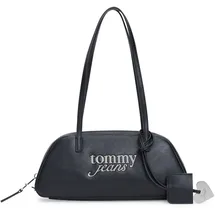 Tommy Hilfiger TJW BOLD SHOULDER BAG Schultertasche Kunstleder Black/Silver