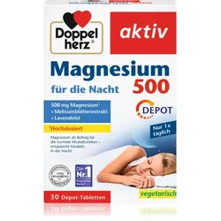 Doppelherz Magnesium für die Nacht Tabletten trägt zur normalen Funktion des Nervensystems bei 100 TABL