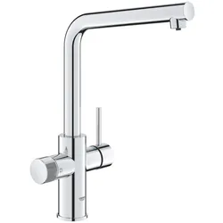 GROHE Blue Pure Minta Einhand-Spültischbatterie mit Filterfunktion, Küchenarmaturen, chrom