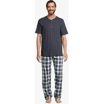 SCHIESSER Pyjama Night & Home Blau/Bunt/Grau 58