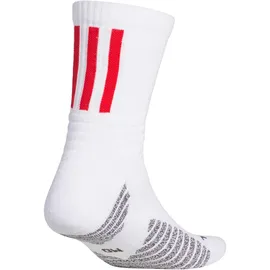 adidas Crew Funktionssocken White/Team Colleg Red 42-45