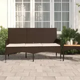 vidaXL Gartenbank 51 x 85 x 51 cm Braun