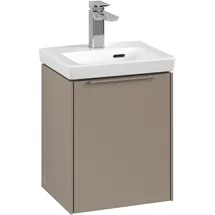 Villeroy & Boch Waschbeckenunterschrank 1 Tür 35,1 x 42,9 x 30,9 cm Schwarz