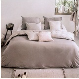 Walra Bettwäsche-Set Casual Beauty, 100% Baumwolle, 155x220, 2-teilig, Taupe/Sand