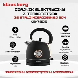 Klausberg KB-7905 1,8 l Schwarz