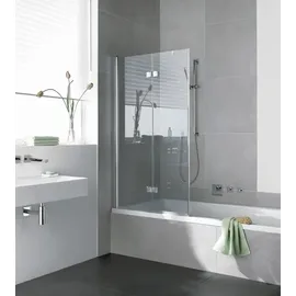 Kermi Faltwand „DIGA“ 2PR 1200x1500, silber hochglanz, ESG Opaco, DI2PR12015VUK DI2PR12015VUK