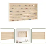 VidaXL Sammlervitrine aus Holz mit 6 Regalen 80x8,5x55 cm