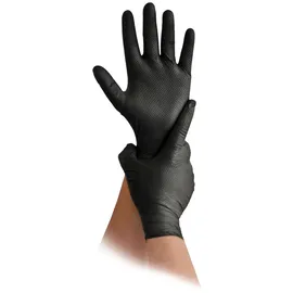 Maimed Diamond Grip Nitril Einmal-Schutzhandschuh schwarz, 50 Stück, XL
