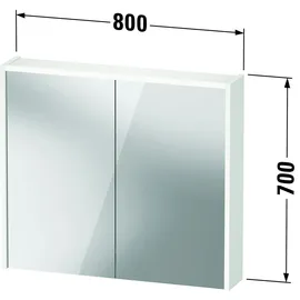 Duravit D-Code 800x700 mm weiß