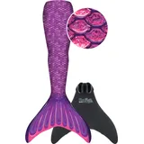 Meerjungfrauenflosse Mermaidens Lila für Kinder S/M (116-140) violett S-M (116 - 140)