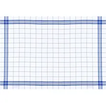 Stuco Geschirrtuch "Bambus, kariert", weiß (weiß, blau), B:50cm L:70cm, 30% Baumwolle, 70% Viskose, Geschirrtücher, Geschirrtuch