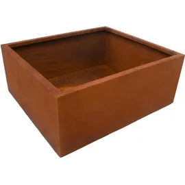 Estexo Springbrunnen Wasserfall Wasserlauf Zierbrunnen Rost 77x66x128 cm