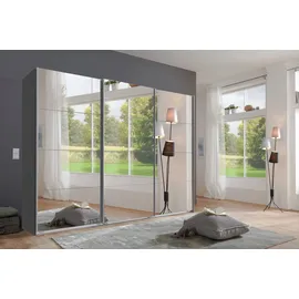 WIMEX Schwebetürenschrank England 270 x 208 x 65 cm Grau/Schwarz