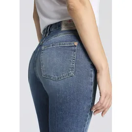 Herrlicher 5-Pocket-Jeans Breezy Straight Denim Cropped blau 32