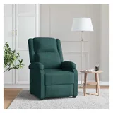 vidaXL Relaxsessel Dunkelgrün Stoff 93 x 98 x 93 cm Grün mit verstellbarer Rückenlehne
