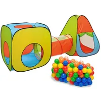 LittleTom Spielzelten inkl. 200 Bällen und Tunnel