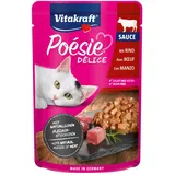 Vitakraft 23x85g Vitakraft Poésie Délice Rind Katzenfutter nass