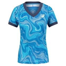 Asics Tennisshirt Damen Tennisshirt MATCH GRAPHIC blau XS