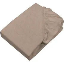 Setex Spannbettlaken Feinbiber 90 x 200 cm beige