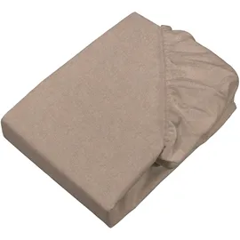 Setex Spannbettlaken Feinbiber 90 x 200 cm beige