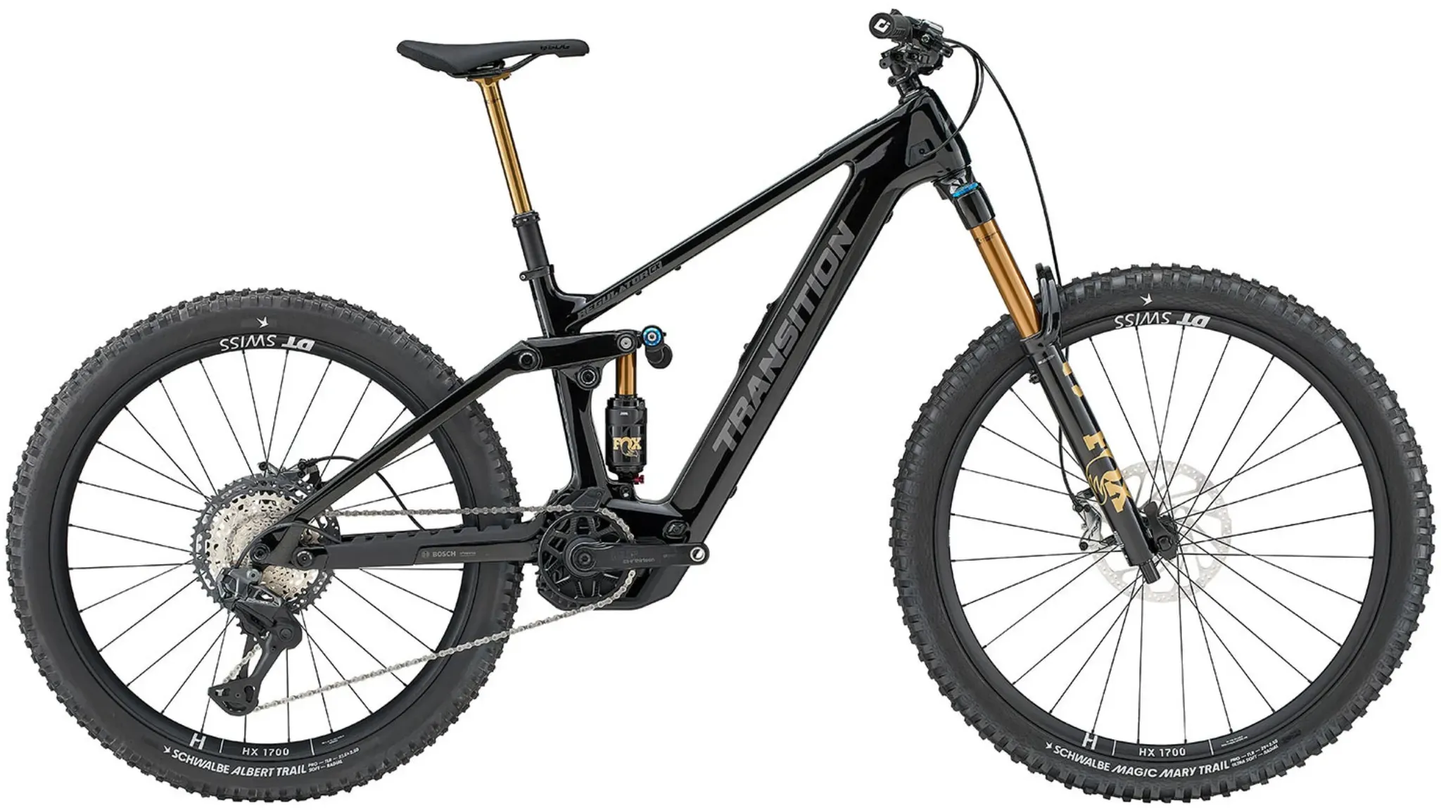 Transition Regulator CX Shimano XT Di2 Performance CX 600Wh - L - clear black night