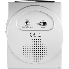 MV Sprechender Funkwecker silberfarben