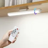 Led-streifenleuchte Und Spot Für Küche Und Schränke, 34 Cm Dimmbare Schrankleuchte Mit Fernbedienung, Berührungsempfindliche Und Wiederaufladbare Wandleuchte, Verstellbare Kabellose Led-streifenleucht