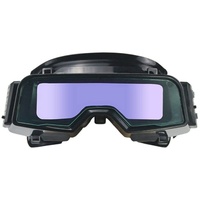 ZYWUOY Automatische Verdunkelung Schweißbrille, Solarenergie, automatische WIG-Schweißhelm, Schweißmaske, MIG-Schleifschild, Brille