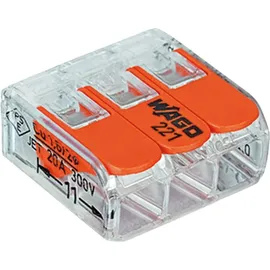 WAGO Compact-Verbindungsklemme bis 4 mm2 1 St. 221-413
