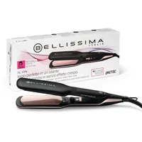 Bellissima XL ION, Haarglätter, breites Glätteisen, Ionisator, konstante Hitze, Keramik- und Keratinbeschichtung, 5 Temperaturen von 150 bis 230°C, Schnellaufheizung, 1.8 m Kabel