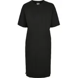 URBAN CLASSICS Dress Organic Oversized Slit Kurzarm-T-Shirt Black L