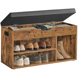 VASAGLE Schuhbank 80 x 0 x 0 cm offen / braun