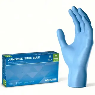 arnomed CLASSIC Nitril Blue, blau, puderfrei 10/XL