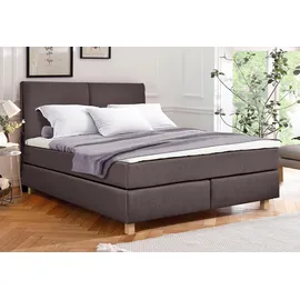 Home Affaire Boxspringbett »Nele« inkl. Topper im schlichtem Design
