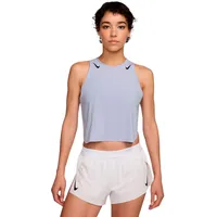 Nike Damen AeroSwift Dri-Fit ADV-Lauf-Crop-Tanktop grau