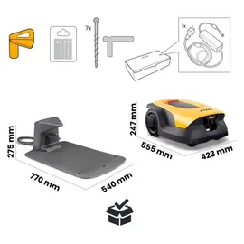 Stiga A 6v inkl. Garage