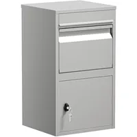 Wiltec Paketkasten Grau