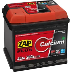 ZAP CALCIUM PLUS 12V, 45Ah, 360A Starterbatterie 12V 45Ah  545 65
