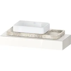 Duravit Konsole „Qatego“ in Weiß Hochglanz