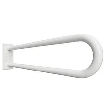 Brillantbad BELP Stützgriff in U-Form Eisen Weiß 100x250x866 mm, 120 kg Traglast für Bad & WC >> zum Bohren