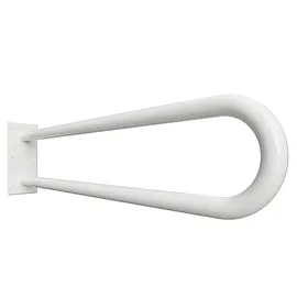 Brillantbad BELP Stützgriff in U-Form Eisen Weiß 100x250x866 mm, 120 kg Traglast für Bad & WC >> zum Bohren