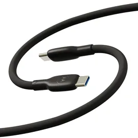 Motorola USB-C® Kabel 2m Schwarz Silikon SJCS0CCBK20-EU 100W @ USB-C,