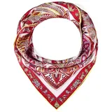 Roeckl Paisley Tuch 90 cm rot