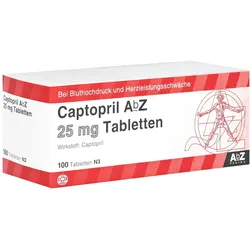 Captopril AbZ 25 mg Tabletten 100 St